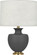 Michael Berman Atlas One Light Table Lamp in Matte Ash Glazed Ceramic w/Modern Brass (165|MCR21)