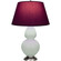 Double Gourd One Light Table Lamp in Matte Celadon Glazed Ceramic w/Antique Silver (165|MCL59P)