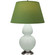 Double Gourd One Light Table Lamp in Matte Celadon Glazed Ceramic w/Antique Silver (165|MCL59G)