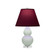 Small Double Gourd One Light Accent Lamp in Matte Celadon Glazed Ceramic w/Lucite (165|MCL53P)