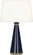 Pearl One Light Table Lamp in Midnight Blue Lacquered Paint w/Modern Brass (165|MB44X)