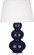 Triple Gourd One Light Table Lamp in Midnight Blue Glazed Ceramic w/Lucite (165|MB43X)