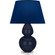 Double Gourd One Light Table Lamp in Midnight Blue Glazed Ceramic w/Lucite (165|MB23N)