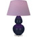 Double Gourd One Light Table Lamp in Midnight Blue Glazed Ceramic w/Lucite (165|MB23L)