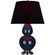Double Gourd One Light Table Lamp in Midnight Blue Glazed Ceramic w/Antique Silver (165|MB22K)