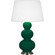 Triple Gourd One Light Table Lamp in Jungle Glazed Ceramic w/Antique Silver (165|JU42X)