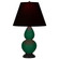 Small Double Gourd One Light Accent Lamp in Jungle Glazed Ceramic w/Deep Patina Bronze (165|JU11K)