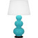 Triple Gourd One Light Table Lamp in Egg Blue Glazed Ceramic w/Deep Patina Bronze (165|EB41X)