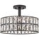 Coffman Three Light Semi Flush Mount in Western Bronze (10|QF4046WT)