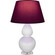 Double Gourd One Light Table Lamp in Daisy Glazed Ceramic w/Lucite (165|DY23P)