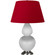 Double Gourd One Light Table Lamp in Daisy Glazed Ceramic w/Antique Silver (165|DY22R)