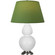 Double Gourd One Light Table Lamp in Daisy Glazed Ceramic w/Antique Silvered (165|DY22G)