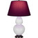 Double Gourd One Light Table Lamp in Daisy Glazed Ceramic w/Deep Patina Bronze (165|DY21P)