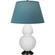 Double Gourd One Light Table Lamp in Daisy Glazed Ceramic w/Deep Patina Bronze (165|DY21B)