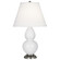 Small Double Gourd One Light Accent Lamp in Daisy Glazed Ceramic w/Antique Silver (165|DY12X)