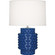 Small Dolly One Light Accent Lamp in Cobalt Glazed Textured Ceramic (165|CT801)