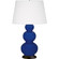 Triple Gourd One Light Table Lamp in Cobalt Glazed Ceramic w/Deep Patina Bronze (165|CT41X)