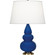 Small Triple Gourd One Light Accent Lamp in Cobalt Glazed Ceramic w/Antique Natural Brass (165|CT30X)
