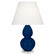 Small Double Gourd One Light Accent Lamp in Cobalt Glazed Ceramic w/Lucite (165|CT13X)