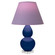 Small Double Gourd One Light Accent Lamp in Cobalt Glazed Ceramic w/Lucite (165|CT13L)