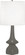 Jasmine One Light Table Lamp in Ash Glazed Ceramic (165|CR210)