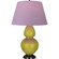 Double Gourd One Light Table Lamp in Citron Glazed Ceramic w/Deep Patina Bronze (165|CI21L)