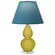 Small Double Gourd One Light Accent Lamp in Citron Glazed Ceramic w/Lucite (165|CI13B)