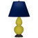 Small Double Gourd One Light Accent Lamp in Citron Glazed Ceramic w/Deep Patina Bronze (165|CI11N)