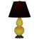 Small Double Gourd One Light Accent Lamp in Citron Glazed Ceramic w/Deep Patina Bronze (165|CI11K)
