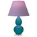 Small Double Gourd One Light Accent Lamp in Peacock Glazed Ceramic w/Lucite (165|A773L)