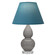 Small Double Gourd One Light Accent Lamp in Smokey Taupe Glazed Ceramic w/Lucite (165|A770B)