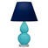 Small Double Gourd One Light Accent Lamp in Egg Blue Glazed Ceramic w/Lucite (165|A761N)