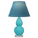 Small Double Gourd One Light Accent Lamp in Egg Blue Glazed Ceramic w/Lucite (165|A761B)