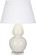 Double Gourd One Light Table Lamp in Bone Glazed Ceramic w/Lucite (165|A756X)