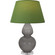 Double Gourd One Light Table Lamp in Smokey Taupe Glazed Ceramic w/Lucite (165|A750G)