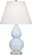 Small Double Gourd One Light Accent Lamp in Baby Blue Glazed Ceramic w/Lucite (165|A696X)