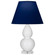 Small Double Gourd One Light Accent Lamp in Lily Glazed Ceramic w/Lucite (165|A690N)