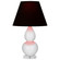 Small Double Gourd One Light Accent Lamp in Lily Glazed Ceramic w/Lucite (165|A690K)