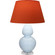 Double Gourd One Light Table Lamp in Baby Blue Glazed Ceramic w/Lucite (165|A676T)