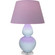 Double Gourd One Light Table Lamp in Baby Blue Glazed Ceramic w/Lucite (165|A676L)