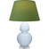 Double Gourd One Light Table Lamp in Baby Blue Glazed Ceramic w/Lucite (165|A676G)