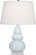 Small Triple Gourd One Light Accent Lamp in Baby Blue Glazed Ceramic w/Lucite (165|A291X)