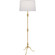 Grace One Light Floor Lamp in MODERN BRASS (165|466)