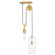 Gravity One Light Pendant in Modern Brass (165|419)