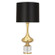 Jeannie One Light Table Lamp in Modern Brass w/ Clear Crystal (165|209B)