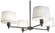 Real Simple Four Light Chandelier in Gunmetal Powder Coat over Steel (165|1827)