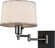 Real Simple One Light Wall Swinger in Gunmetal Powder Coat over Steel (165|1826)
