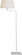 Real Simple One Light Floor Lamp in Stardust White Powder Coat over Steel (165|1805)