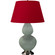 Double Gourd One Light Table Lamp in Celadon Glazed Ceramic w/Antique Silver (165|1791R)