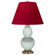 Small Double Gourd One Light Accent Lamp in Celadon Glazed Ceramic w/Antique Natural Brass (165|1786R)